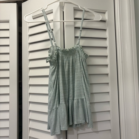 Anthropologie Amadi Wyatt Shimmer Tank Mint Size Extra Small - Picture 5 of 6